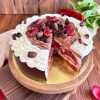 Foret noire decoupe Entremet Chocolat Griotte Vanille