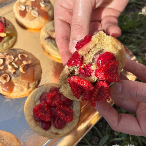 Cookie framboise Cookie Chocolat-Framboise