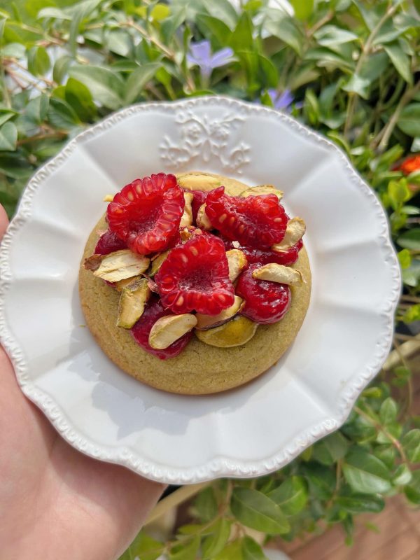 Cookie Pistache-Framboise