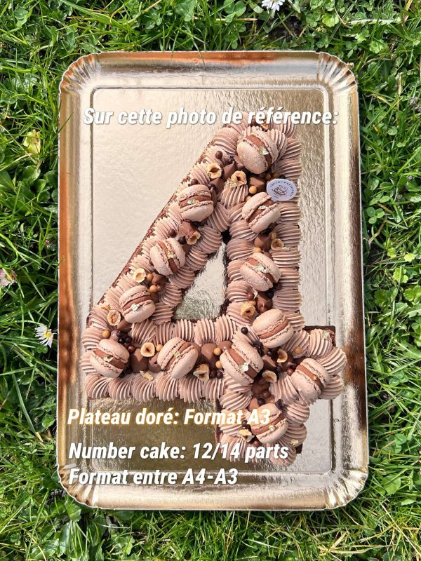 Number cake chocolat 12/14p Number Cake Chocolat Praliné