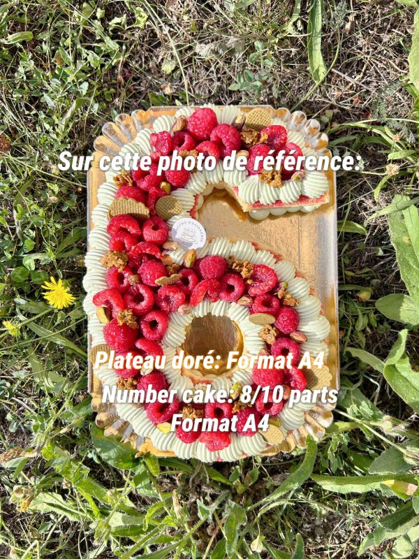 Number Cake Pistache Framboise